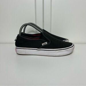 Vans Black Slip On Shoes comfy Cush